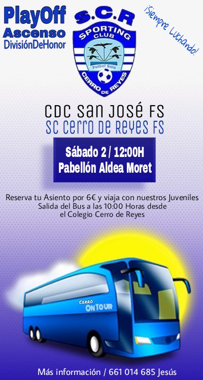 CerroReyesFS's tweet photo. ¡Llegó el día! Hoy juega nuestros 'cachorros'.
🏆 Vuelta/#Playoff a DH
📆 Sábado 2 de Junio
🕛 12:00 Horas
📌 Pabellón de Aldea Moret
🆚 @CdcSanJoseFS
#CanteraSCR
Partido complicado en el cual nuestros Juveniles tendrán que sufrir para hacer historia blanquiazul.
#NuncaDesistir https://t.co/8J53cuqKZ5
