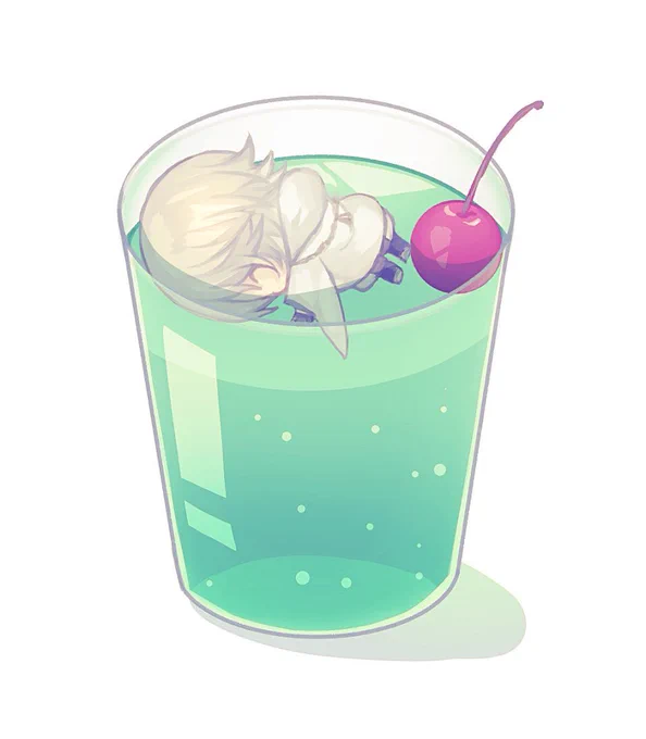 クリームソーダ(過去絵) 