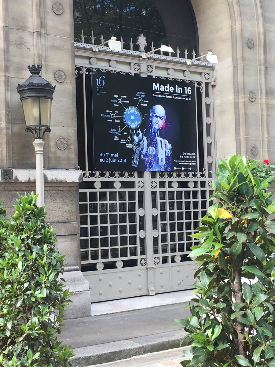 FabienneNeveux's tweet photo. Toutes les meilleures #startups au salon #MadeIn16 à la @mairiedu16. En place pour une belle journée dédiée à l #innovation #digitale, venez nous voir les amis ! @MichAssouline #meetworking @ManyattaCowork https://t.co/TbnbM0fKsx