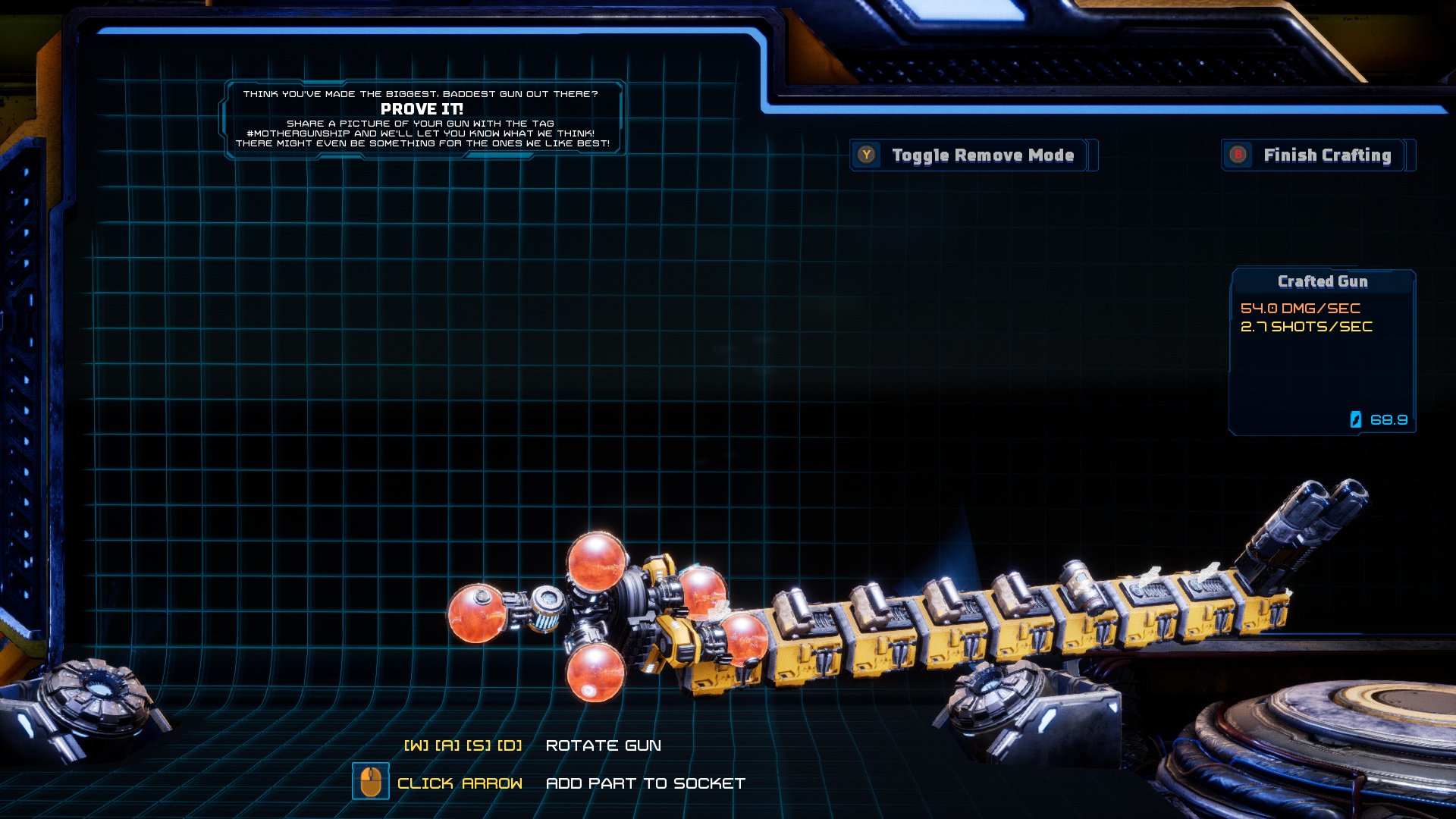 Mothergunship Sur Twitter For This Screenshotsaturday We Asked The Community To Submit Creations From The Mothergunship Demo But They Could Only Use Shotguns As Barrels Here S What They Came Up