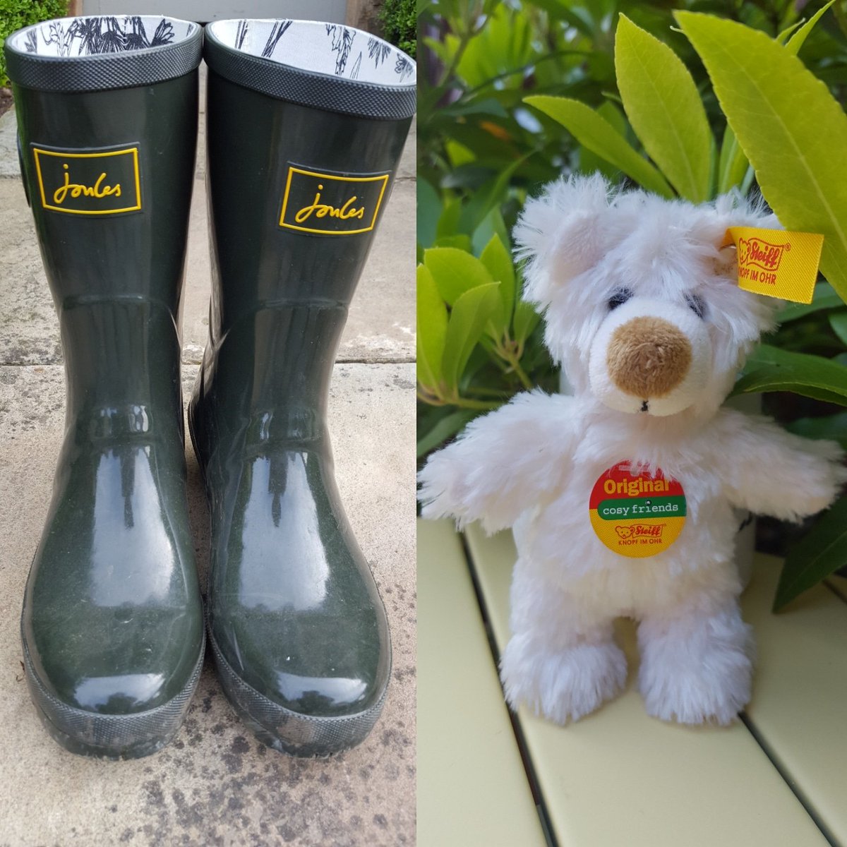 What a diverse job I have...yesterday, wearing wellies one minute and talking teddies the next! #newclient #lovemyjob