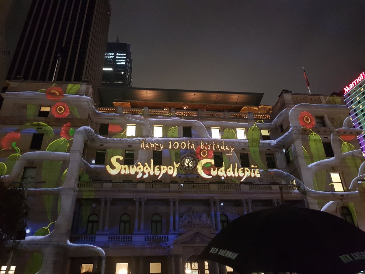 traceys27's tweet photo. I geeked out when i saw this i loved the gumnut babies as a kid. #vividsydney #maygibbs #gumnutbabies #snugglepot #cuddlepie https://t.co/tEq2pVGkPq