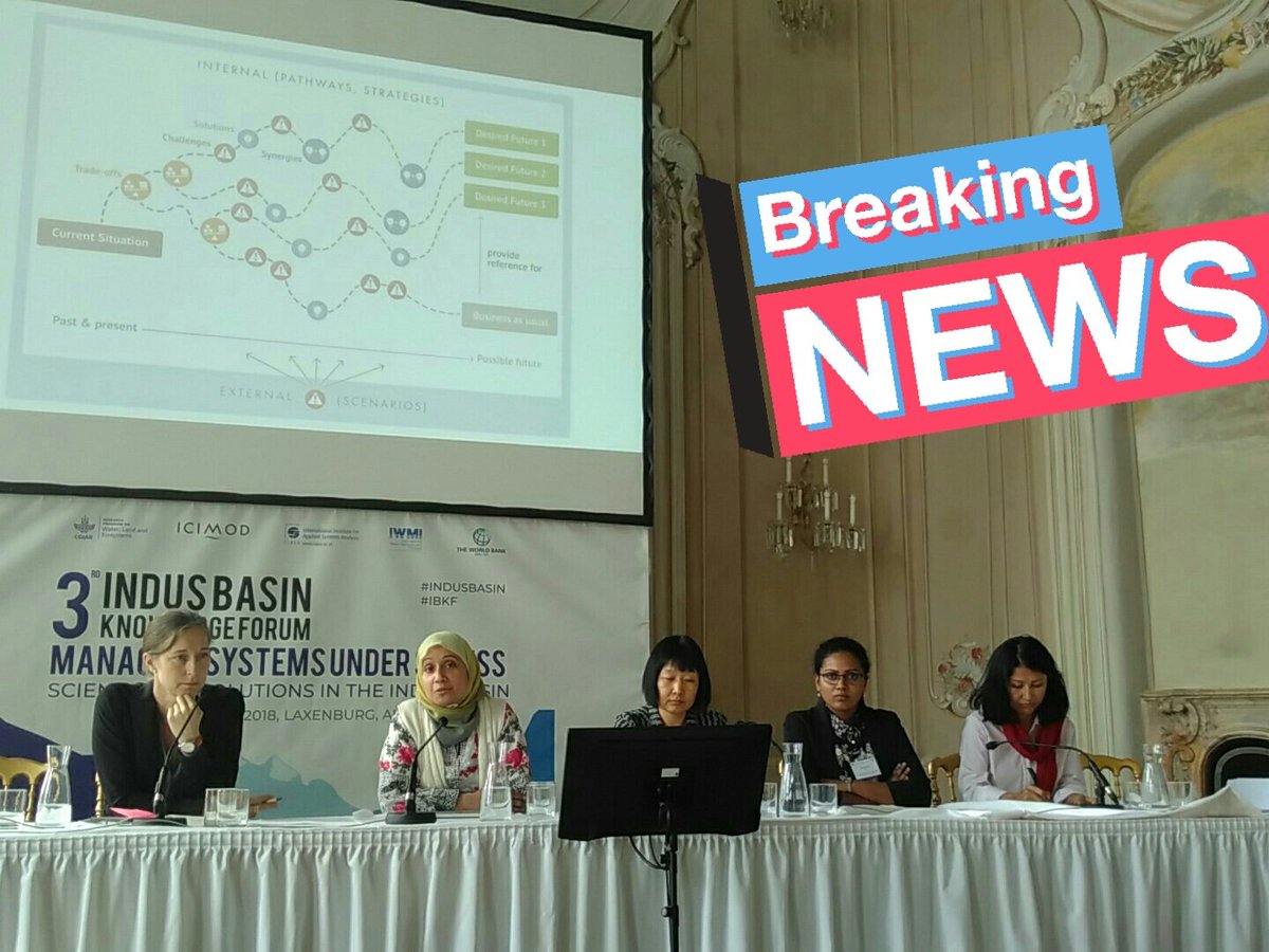 EdwardByers's tweet photo. all woman panel on the #IndusBasin vision at #IBKF @IIASAVienna https://t.co/PgwEYRcnvs