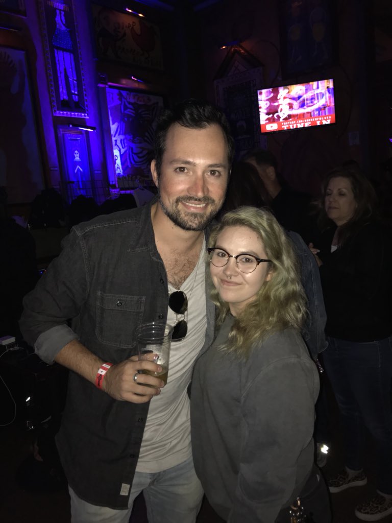 SchmidtCrew's tweet photo. After meeting Dustin Belt in December 2010...... 8 years later.... I met him again and could actually get words out. Thank you @dbeltwrites 😊 pls do a show in San Diego https://t.co/YGhxGsIUrH
