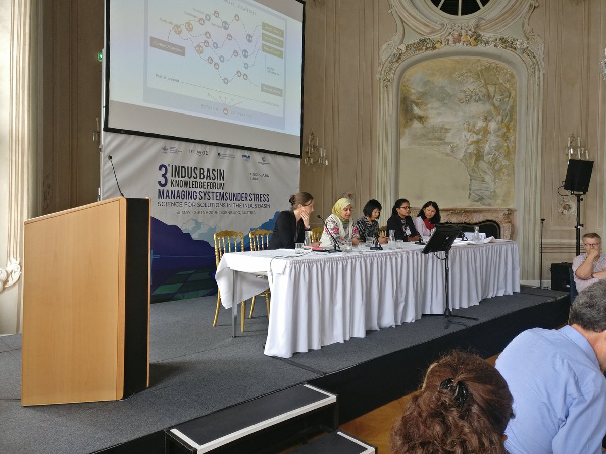 IWMI_'s tweet photo. "Co-producing science with policy makers is key to creating evidence based decision making" Afreen Siddiqi of @MIT on the role of science to improve policy https://t.co/Emmq1kBWFl #IBKF @WorldBankSAsia @WLE_CGIAR @IIASAVienna @icimod https://t.co/QrSq3rMBAr
