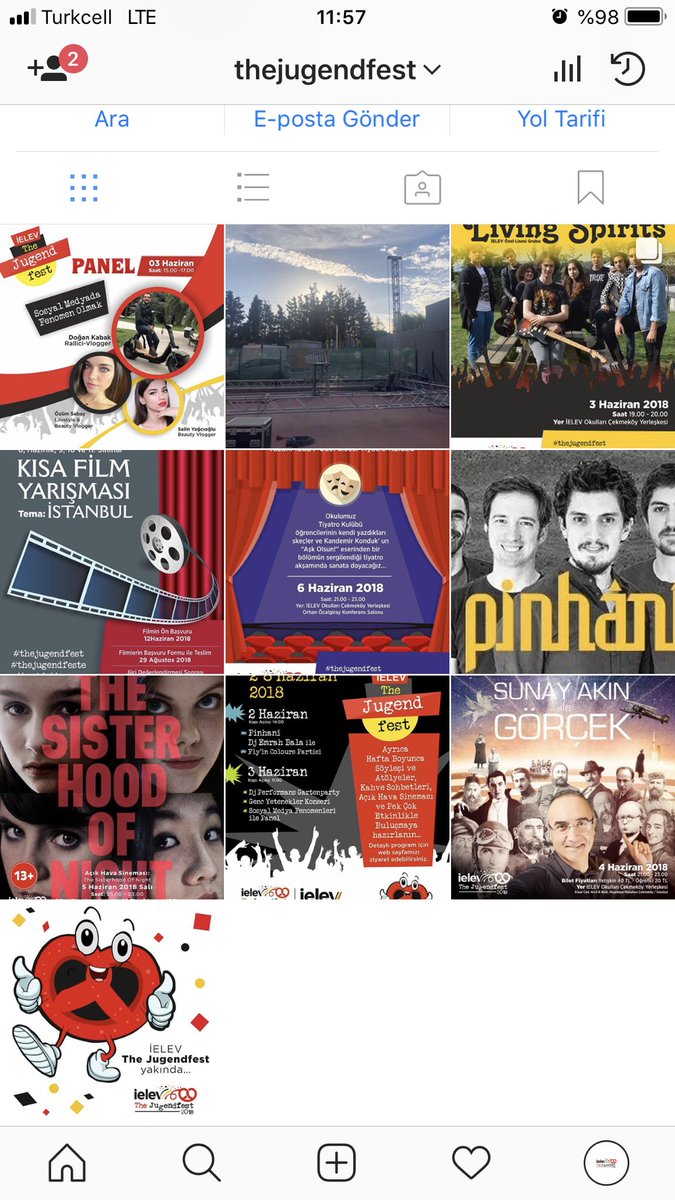 Eğlenceye hazır mısınız? İELEV The Jugendfest başlıyor... Kapı açılışı saat 14.00’de... 👍🏻