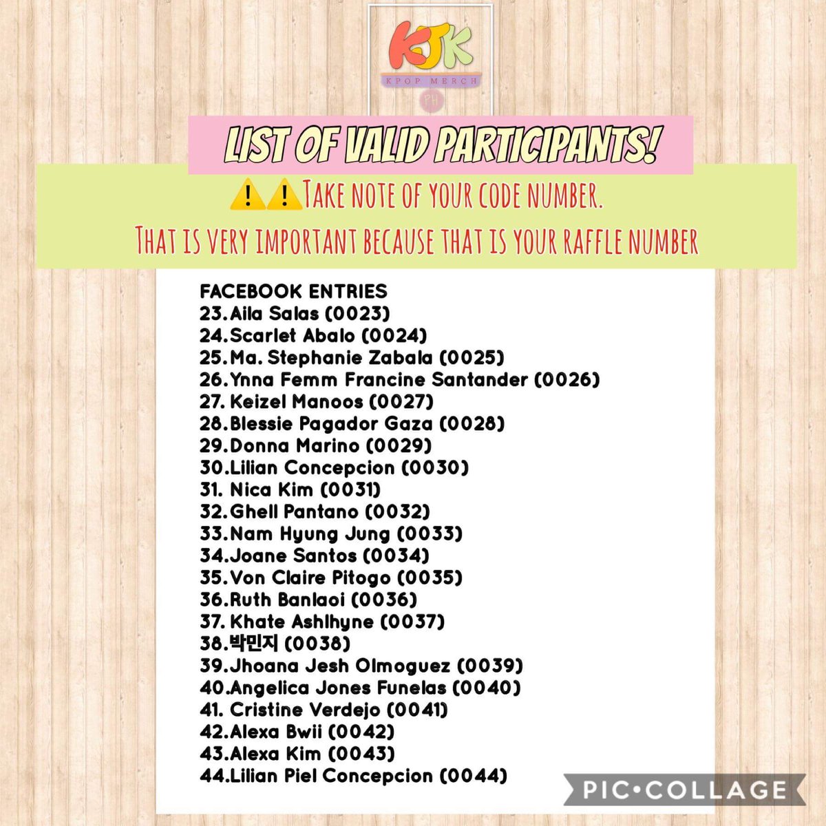 kjk_ph's tweet photo. Official KJK Kpop Merch PH Giveaway List of Valid Participants https://t.co/5jmwG1HmBb