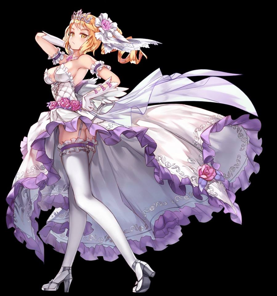 King's Raid Waifu's 1st costume batch images Frey, Aisha, Epis and
