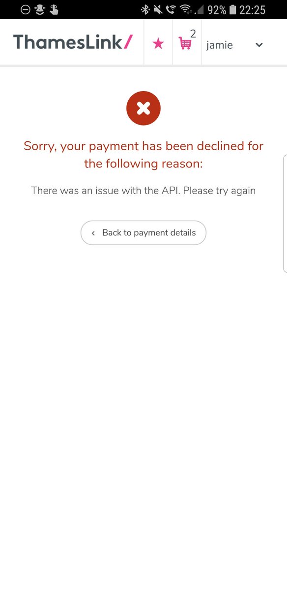 jay135769's tweet image. Wouldn't bank on the site accepting payment, anyway. Tried to update my season ticket yesterday, #APIerror on payment confirmation page