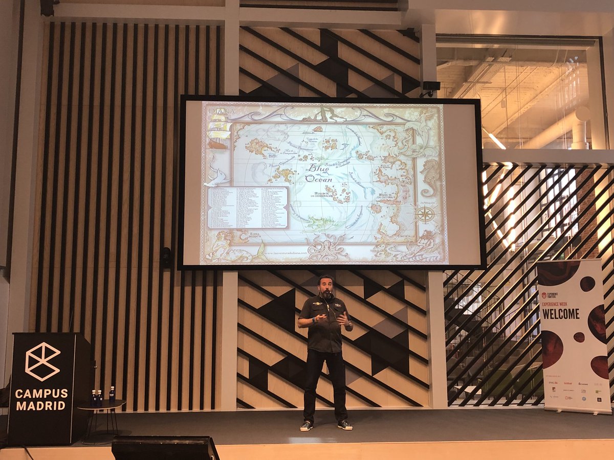 aitor_bf's tweet photo. Viajando con el mapa de la innovacion de la mano del mejor patrón @Capitancook @IronhackMAD #exf18 https://t.co/jfSlhicXkn