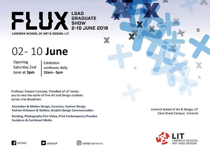 LimerickArts's tweet photo. Excitement building for the opening of @LSADatLIT Graduate Show this afternoon from 3pm. Always a great day of celebration for students and their families #artcollege #GraduateShow2018 #creativesinlimerick https://t.co/7qk3bom44L