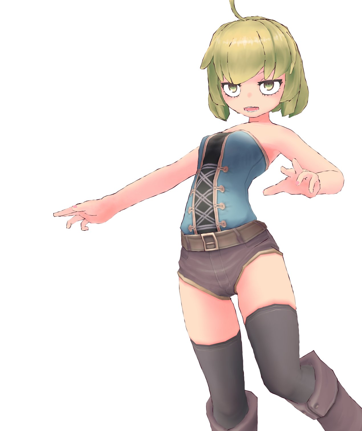 تويتر サンフィッシュくまの على تويتر Blenderで輪郭付けたら割とイラストっぽくなった テクスチャはこれで仕上げとして手のウェイト直そう T Co Trjwcat0y5