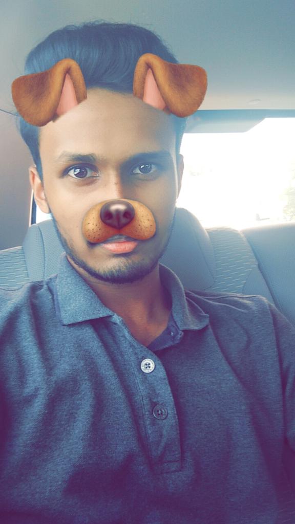 Saswin_K's tweet photo. Hye hye...ππ!!!
#justatry
#firstsnapchat https://t.co/bGTD7pZCFt