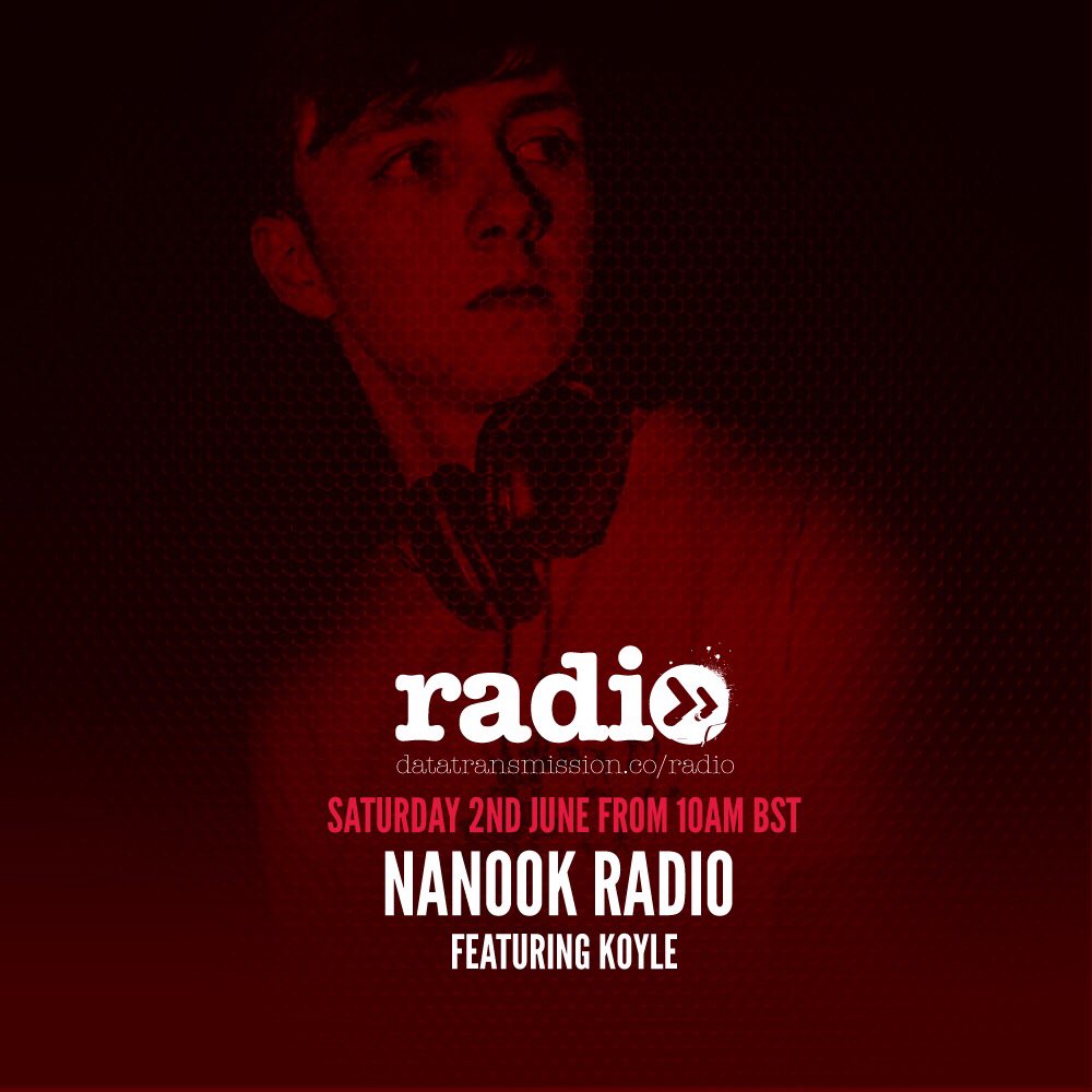 We have <a href="/koylemusic/">Koyle</a> live on our ‘Mix of the week’ show ‘ now on <a href="/Datatransradio/">Data Transmission Radio</a> from 10:00 - 11:00 am UK time. 
Make sure to tune in and share it with your friends, guaranteed to start the day of the right way!🔥💣