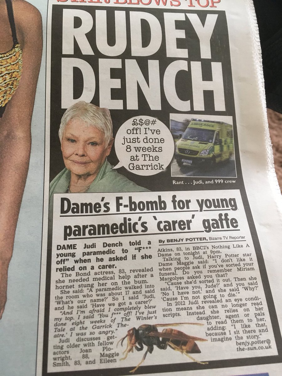 So this person wastes resource for a sting and verbally abuses a medic. Terrible.