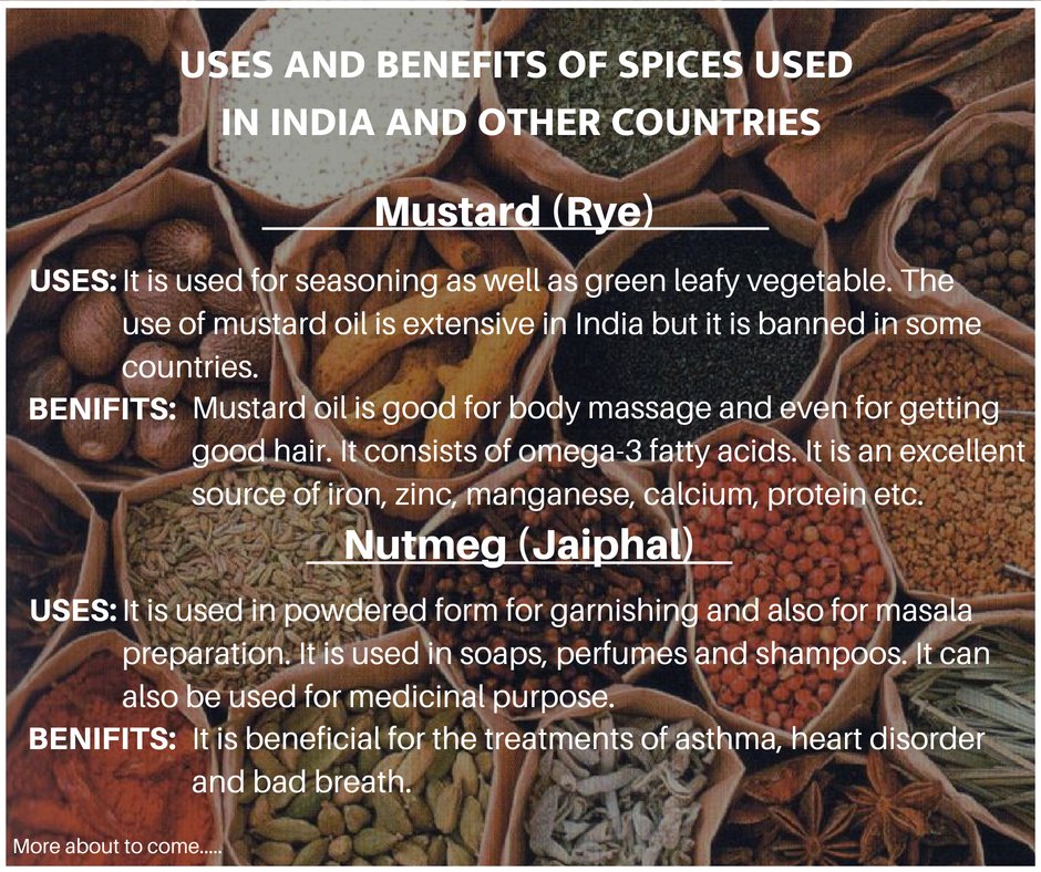 CafeVishala's tweet photo. Today's spice #IndianSpice #Flavors #Tasty #Good4Health #Benifits Stay tuned to know more benefits of Spices . https://t.co/O0Kjk2IMB2
