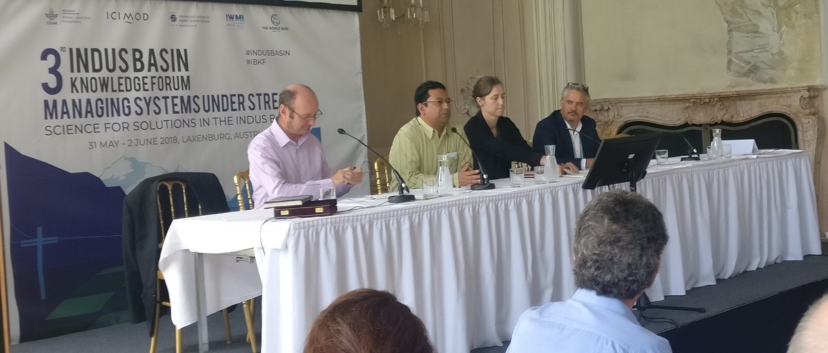 IWMI_'s tweet photo. Closing of the #IBKF in Vienna with a look to the future with the organizing committee, including @alan_nicol @arunbshrestha @IIASAVienna @WFaS_IIASA @IWMI_@WLE_CGIAR @icimod@WorldBankWater @WorldBankSAsiahttps://t.co/Emmq1kBWFl https://t.co/hGE2QCgTIf