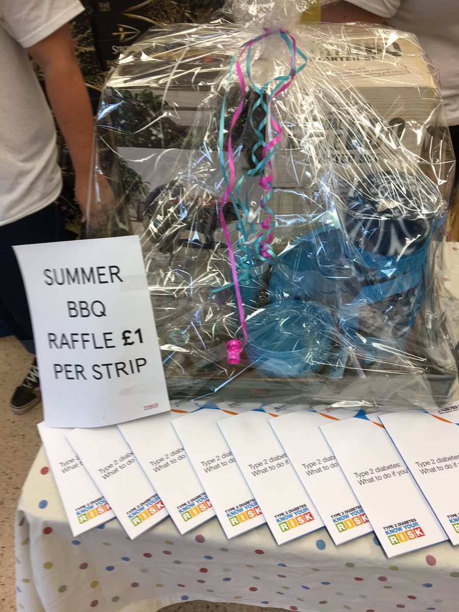 rob_bayley's tweet photo. Tesco Chepstow raising funds for @DiabetesUK. Summer Raffle, Fruit Kebabs, Managers in the stocks. #ourcommunitymatters @JCruickshank00 @sarsand70 @Tesco_SouthWest  @tesconews https://t.co/j9Umr872qV
