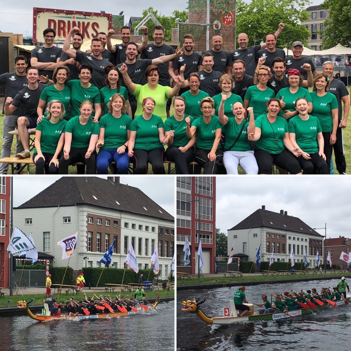 AAE strijdt! Dit jaar gaat ons heren- en damesteam de strijd aan <a href="/dbfhelmond/">DBFHelmond</a> #drakenbootfestival #helmond. Gas erop!