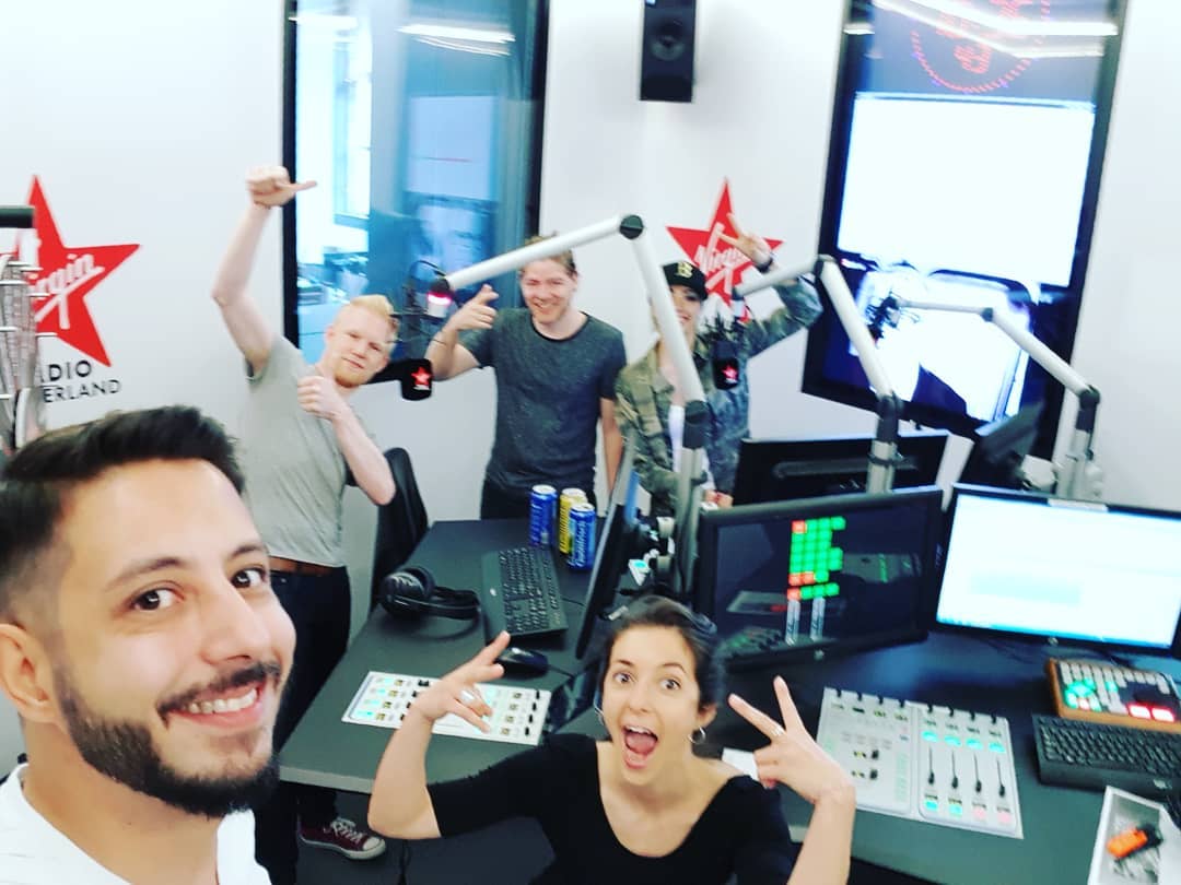 CrisRellah's tweet photo. Thank U so much Radio24 :) 
Was a funny day ✌️

#radio #interview #switzerland #zurich #beerforthechampions https://t.co/JbP1bwwzXQ