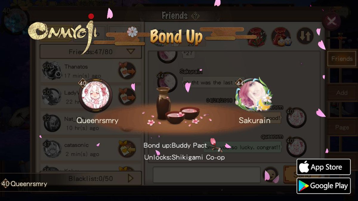 Teaming up in the world of Heian! I've become buddies with Sakurain. Come and join us!
