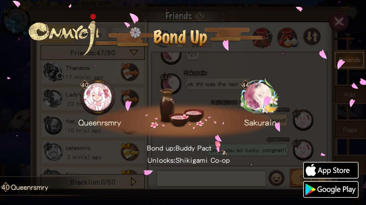 Teaming up in the world of Heian! I've become buddies with Sakurain. Come and join us!