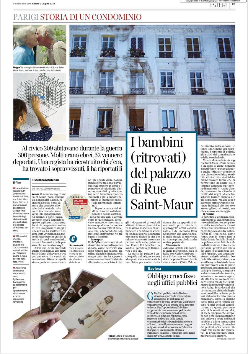 Stef_Montefiori's tweet photo. Il film di Ruth Zylberman è straordinario. Da martedì si può vedere sul sito di @ARTEfr https://t.co/E1fp6ksNHl https://t.co/eSae65zypG