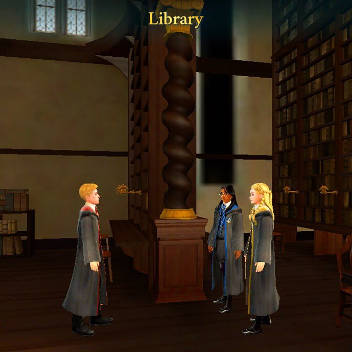 StephPressman's tweet photo. It’s 3am & I spent the last 20 min wondering why my friends at #Hogwarts are holding secret meetings behind my back in The Library & writing #HarryPotter parody songs to the hits of the 80’s for @LibraryBards (hoping they might sing them) #HogwartsMystery #mylifeismagic https://t.co/THG1mMcdJ6