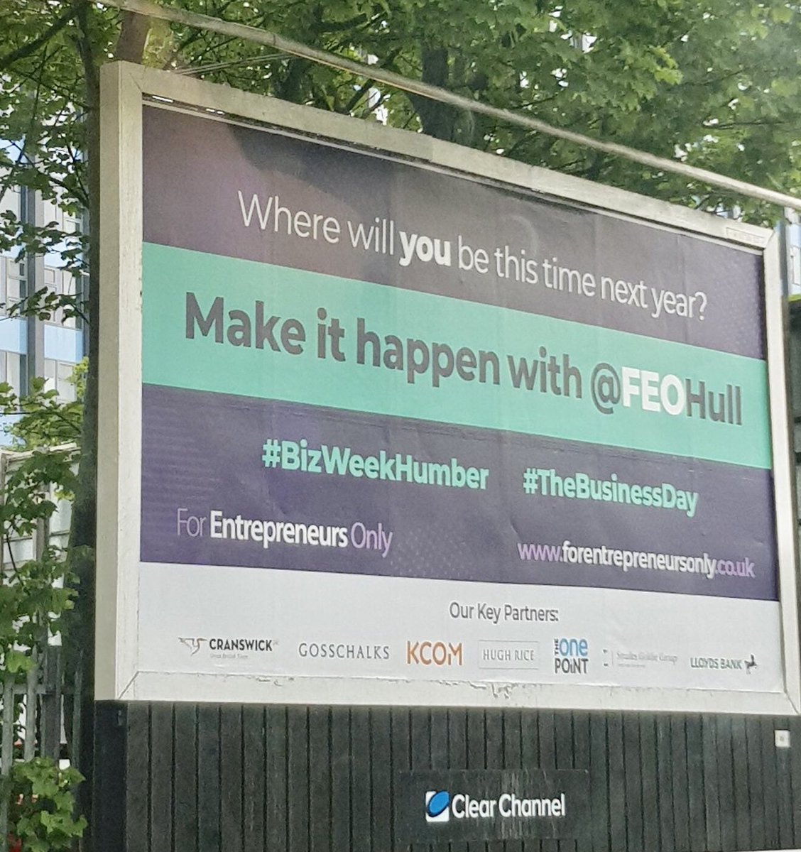 FEOHull's tweet photo. 2 billboards spotted outside #hull - one more to find! clue - #digitull @businessday2018 @BizWeekHumber https://t.co/dhE0AvPqw0