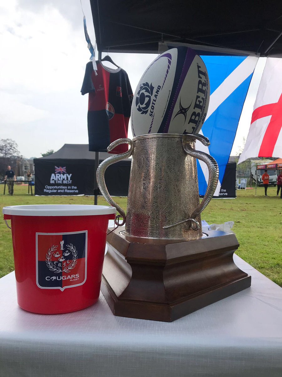 Big day in Corstorphine today with the fair in St Margaret’s Park. The <a href="/CRFCCougars/">Corstorphine Cougars</a> are there with burgers, new minis section signing up players for the new season and a chance to get your hands on the Calcutta Cup!!