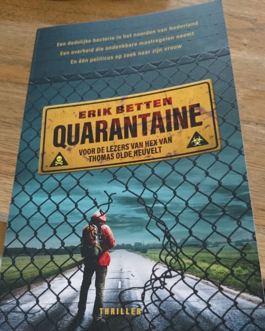 FantasyLS's tweet photo. Om 15.00 bij @VDVeldeBoeken in Leeuwarden de tweede presentatie van #Quarantaine van @erikbetten! Komen jullie ook? #Friesland #Thriller https://t.co/kMsygqHWu6