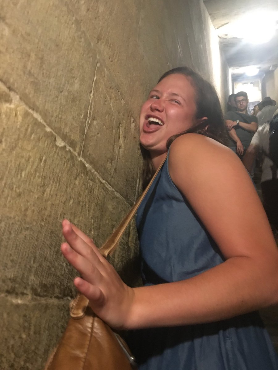 DoumaTaylor's tweet photo. Risk: climbing up stairs can be a big risk factor for claustrophobia and anxiety with not a lot of room and a ton of people. @EmilyRolf1 @uwldolcevita #2018ldv #ABNRISKuwlax https://t.co/cK7geIE6RZ