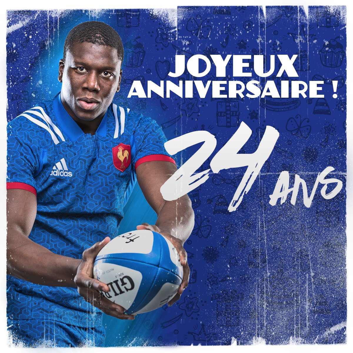 France Rugby Il Fete Ses 2 4 Ans Aujourd Hui Joyeux Anniversaire Yaccamara Soutienslexv