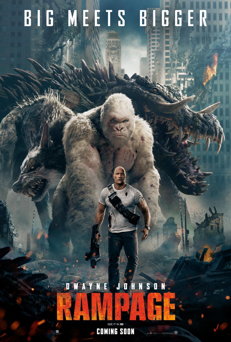 So it's <a href="/TheRock/">Dwayne Johnson</a> versus a giant ape, wolf and crocodile? SOLD!
RAMPAGE (12A)
#SudburyCinemaForADay
Sunday 17th April 4.35pm
#Sudbury #Suffolk #Rampagemovie 
Tickets bit.ly/2FwwMCU
<a href="/bestofsudbury/">Penny J Wilby</a> with
<a href="/AboutSudbury/">ABOUT Sudbury</a>