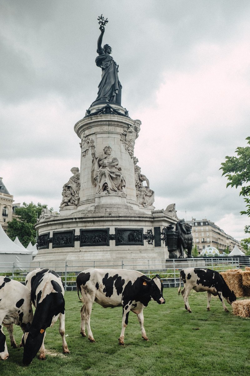 Rencontre avec les éleveurs, salle traite virtuelle, découverte des métiers de la filière, dégustation de lait, de yaourts &amp; fromages... Nous vous accueillons tout le weekend. Venez nous rencontrer Place de la République @BiodiversiTerre