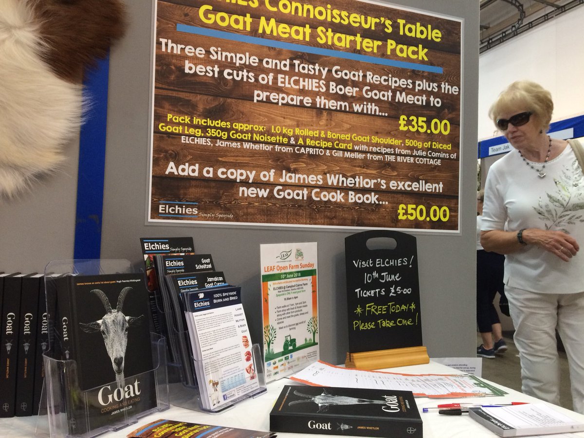 Books flying off the counter! @CabritoGoatMeat #speyside #goatmeat <a href="/TasteOfGrampian/">Taste of Grampian</a> #TOG2018 <a href="/jamesmartinchef/">James Martin</a> <a href="/ctodiwala/">Cyrus Todiwala</a>