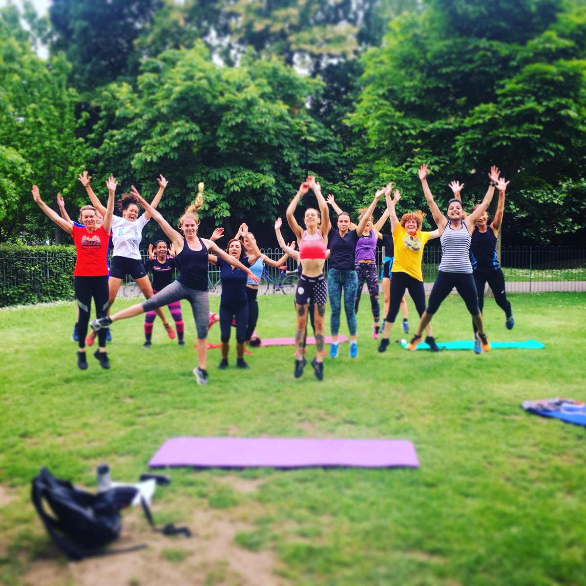 #supersaturday in #Limehouse for <a href="/OurParksUK/">Our Parks</a> classes 😀 #turnuptoneup #madetomove #naturesgym