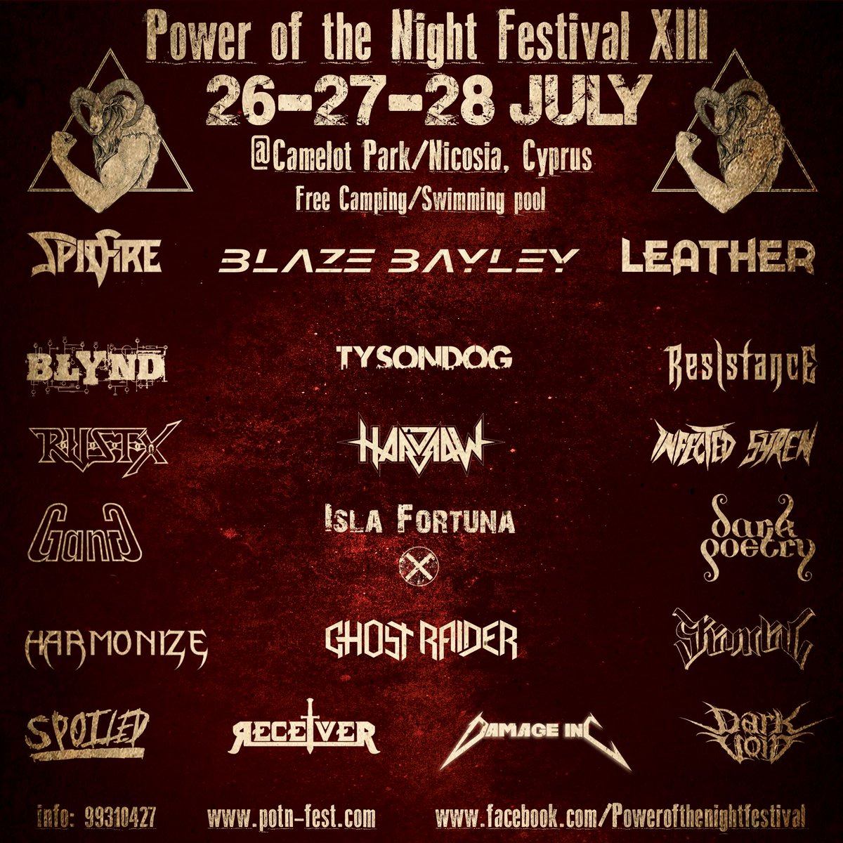 POTNfest's tweet photo. The line up is complete with the addition of #GhostRaider!!!
Are you ready for #POTNfestXIII ??? https://t.co/4wGjmyt2Jx