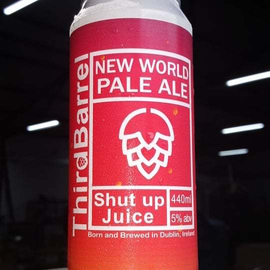 stonebarrelbrew's tweet photo. Our newest collaboration can release "Shut up Juice" just packaged up today and it's a fruit bomb. Available in Dublins independent off licenses. https://t.co/VGkodd0Ldk #stonebarrel https://t.co/Vt0jH1JE2s
