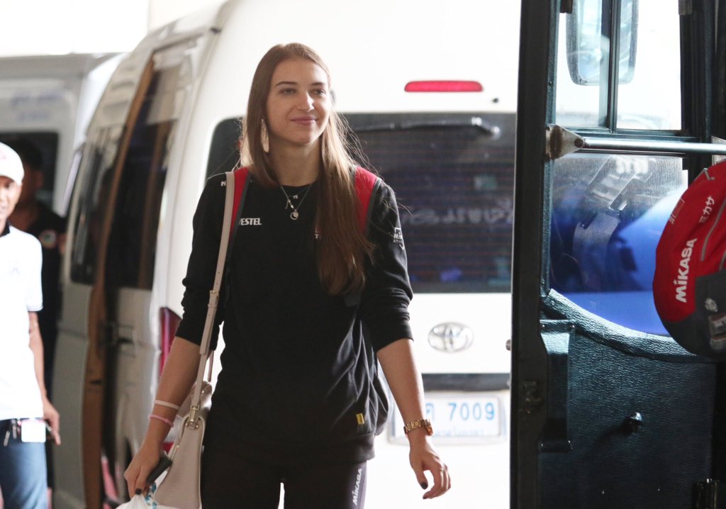 thavolleyball's tweet photo. Welcome to Thailand @TVForgtr!
(Photos: SMM)
#VTL2018 #ตบช่วยชาติยกกำลัง3 #วอลเลย์บอลหญิง https://t.co/rZVXFxv8js