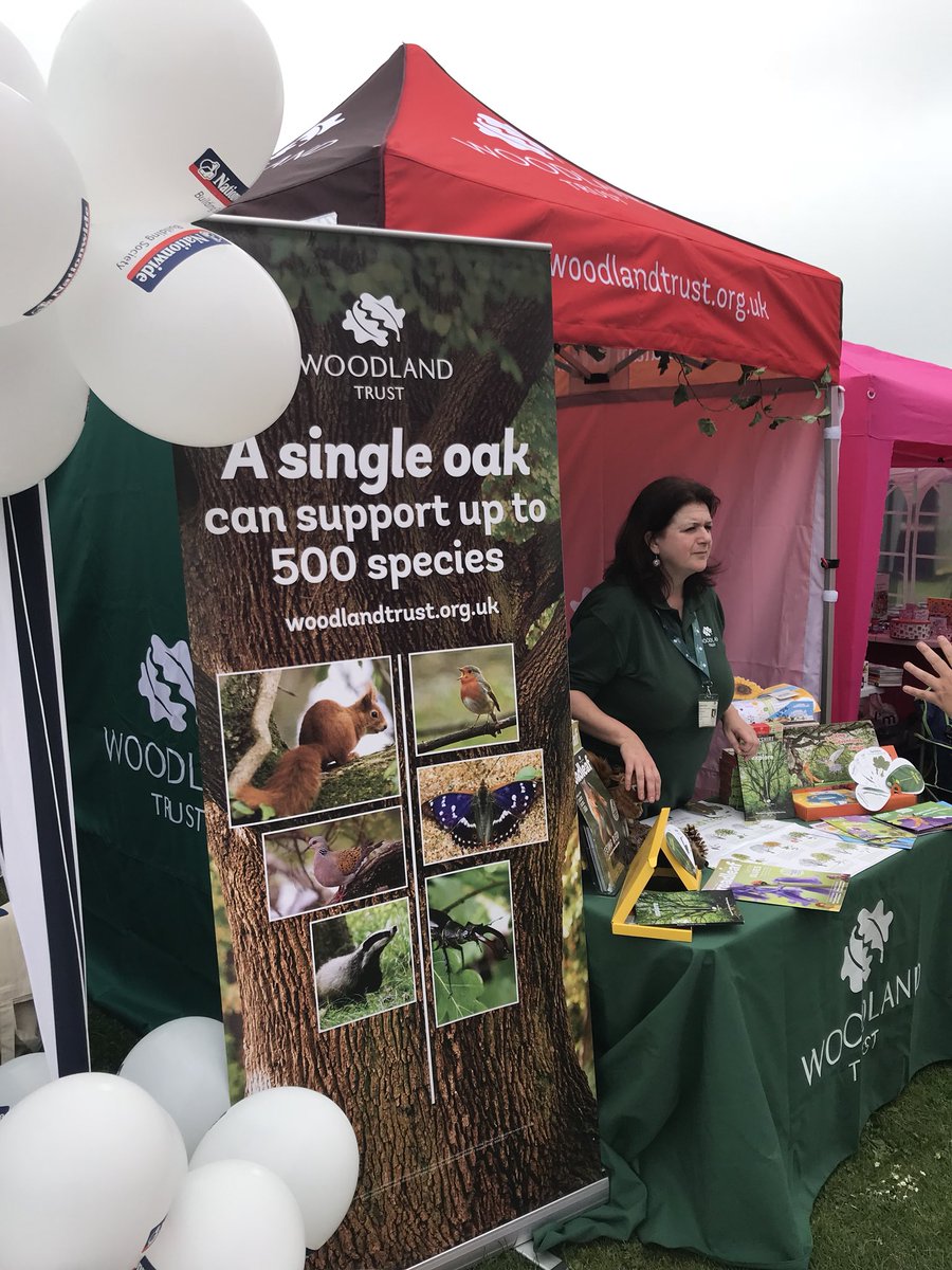 PapworthMel's tweet photo. Look 👀 who our stand is next too... #woodlandtrust @AdeBlomefield @mandybeech #EventInABox https://t.co/dm2bxDnN6z