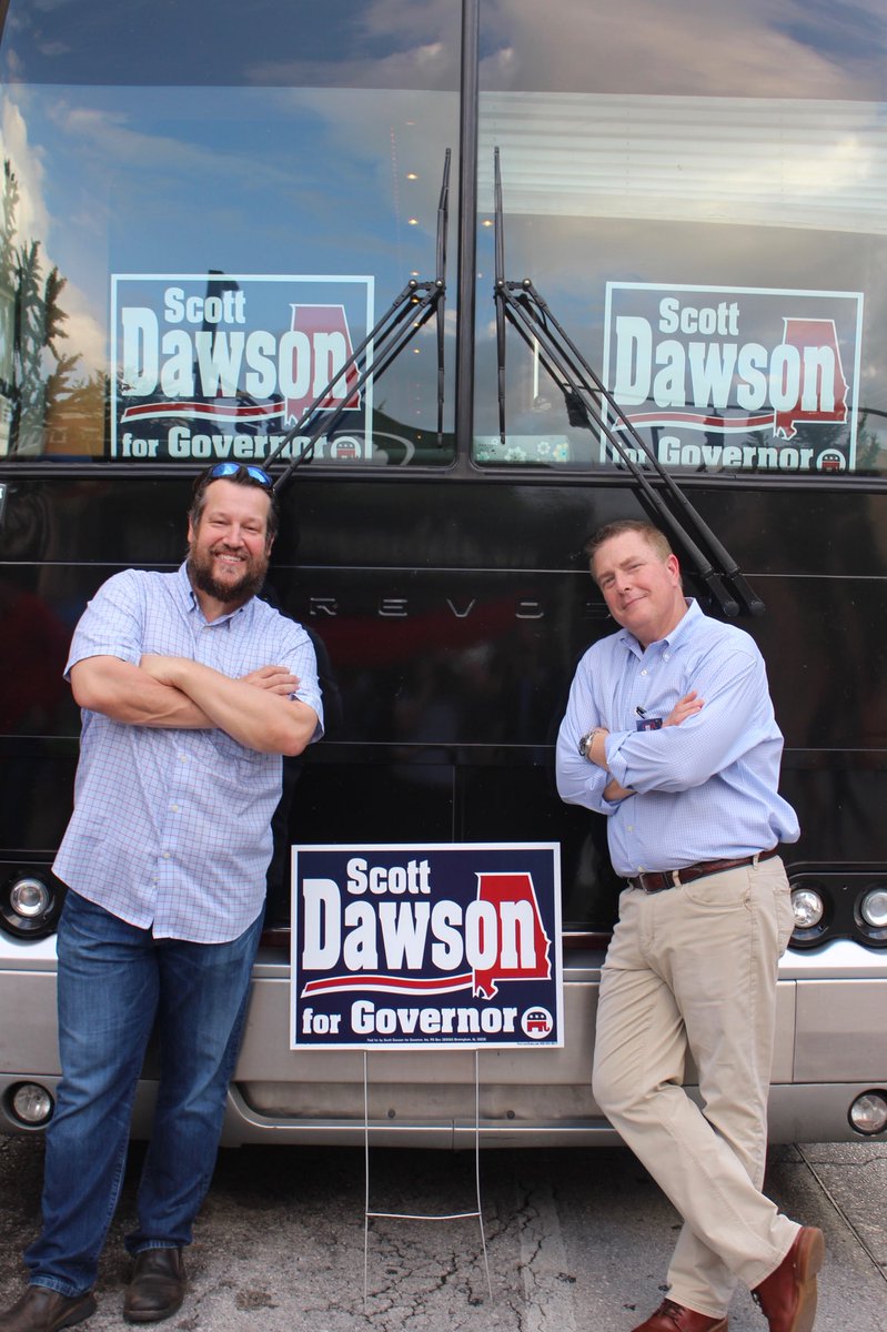 scottdawson's tweet image. Thankful for the friends who have stood with me during this journey. One of the strongest voices in Alabama - @bigvox - and one of the most Godly. Bus tour heading to Northeast Alabama  scottdawson.com/thetimeisnow