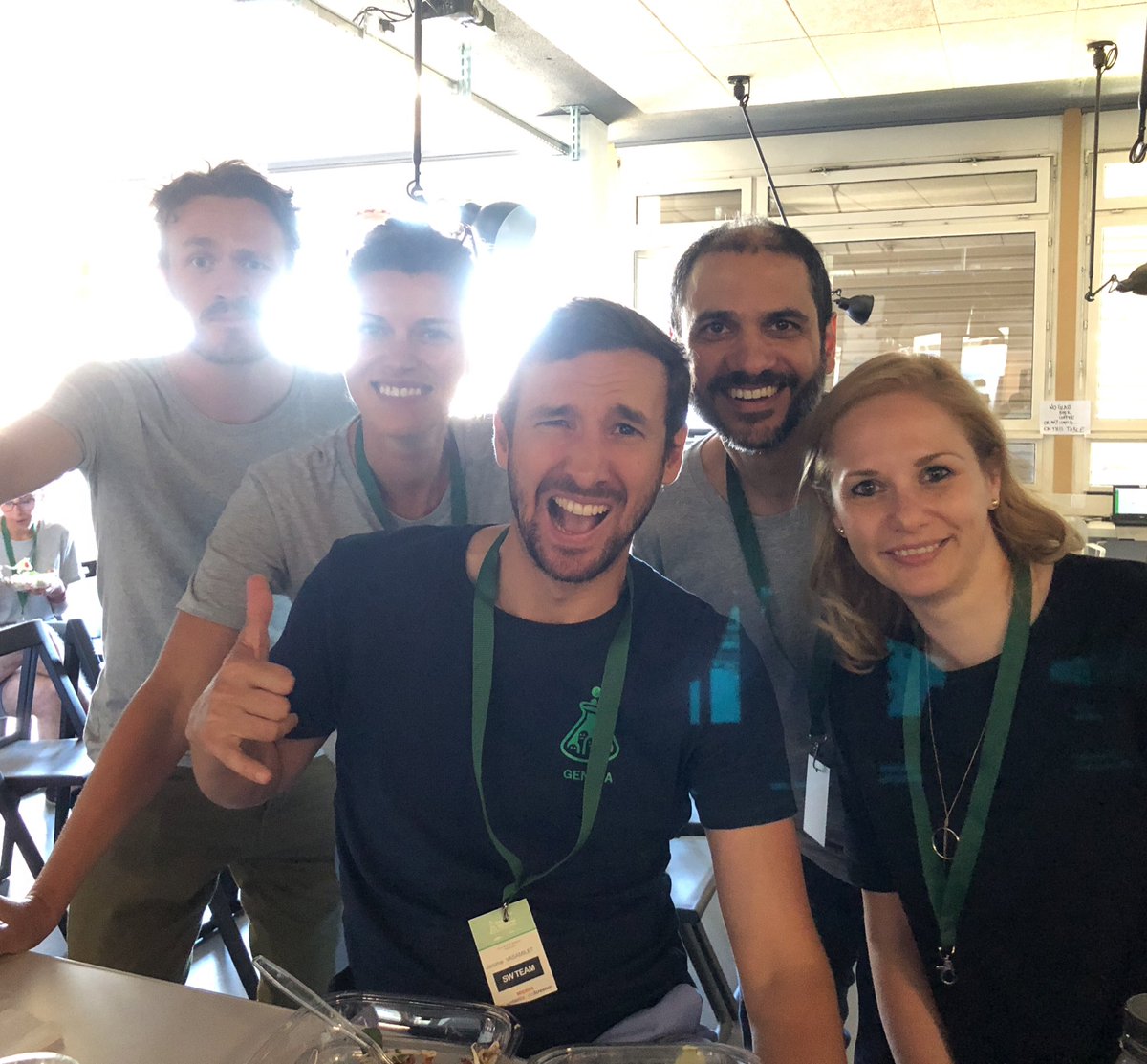 khurramjhumra's tweet image. Working hard, getting healthy food... what else could you ask for? #SWFintechGVA