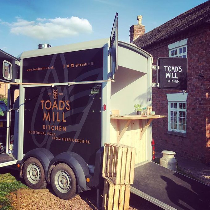ToadsMill's tweet photo. So many bookings for #ToadsMillKitchen off the back of our first Village Pizza Night in Eckington last week. From 21st birthdays to Christenings and wedding anniversaries, we're all over it! #pizza #Herefordshire #spelt https://t.co/cFCxTrgyhO