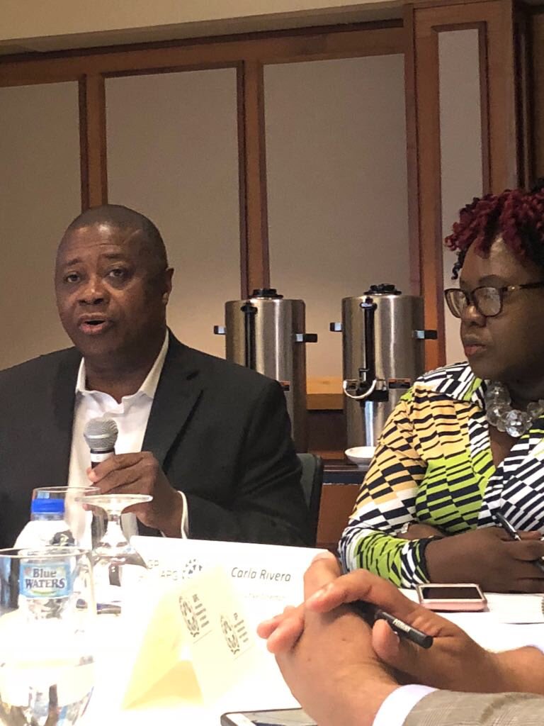 hazelbrandywill's tweet photo. Kwabena Osei-Danquah, Director, UNFPA Division for Governance and Multilateral Affairs.  Provided a technical account on The SDG’s and the upcoming UN initiatives https://t.co/hEQf0kaTLV