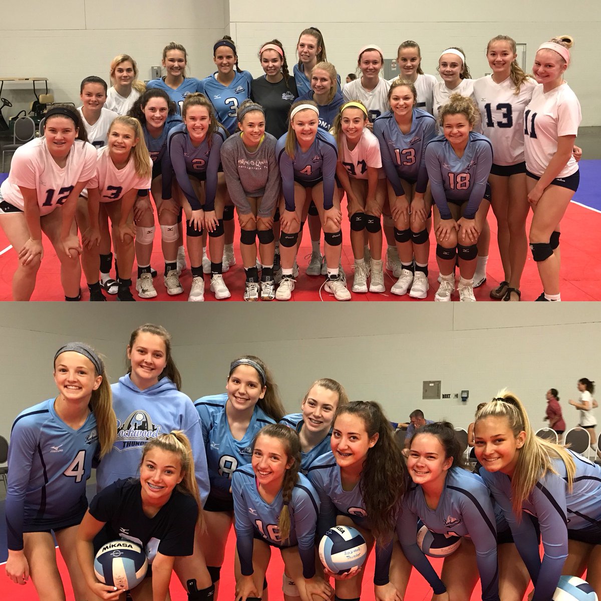 rockwoodthunder's tweet photo. 16 Navy, 14 Mizuno, & 14 Navy are ready to go at @jrvbassociation SUMMERFEST in COLUMBUS! #rtvbc #prenationals #letsgo #16navy #14mizuno #14navy https://t.co/0LcTbaPmfN