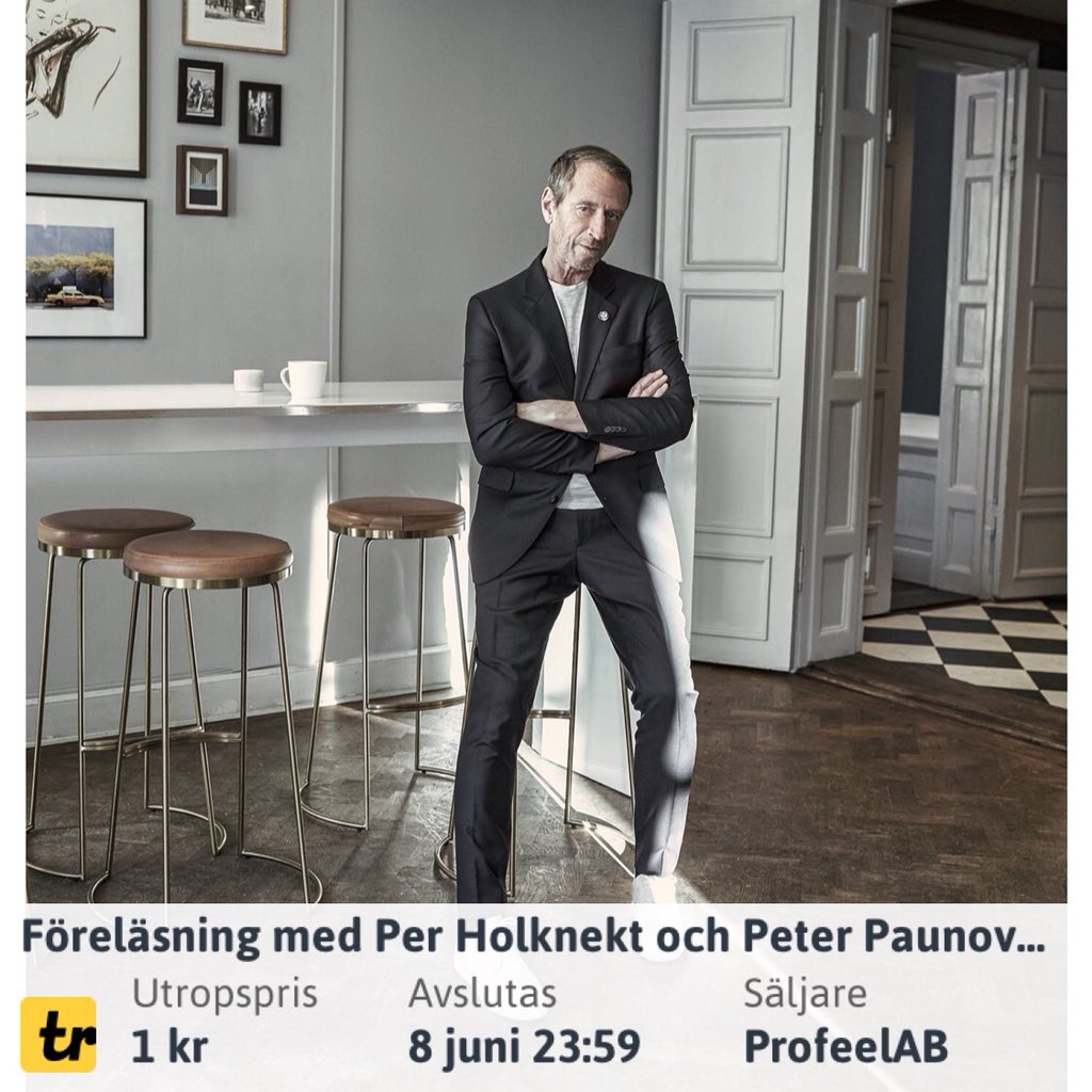 ProfeelAB's tweet photo. Ropa hem denna auktion och bjud dina kunder eller kollegor på en föreläsning med superentreprenören Per Holknekt och en av Sveriges mäktigaste säljare Peter Paunovic. Låt dem inspireras och få konkreta tips om hur idéer blir till verklighet. 

https://t.co/G2GyNcdEX1 https://t.co/dxuGVEJX1A