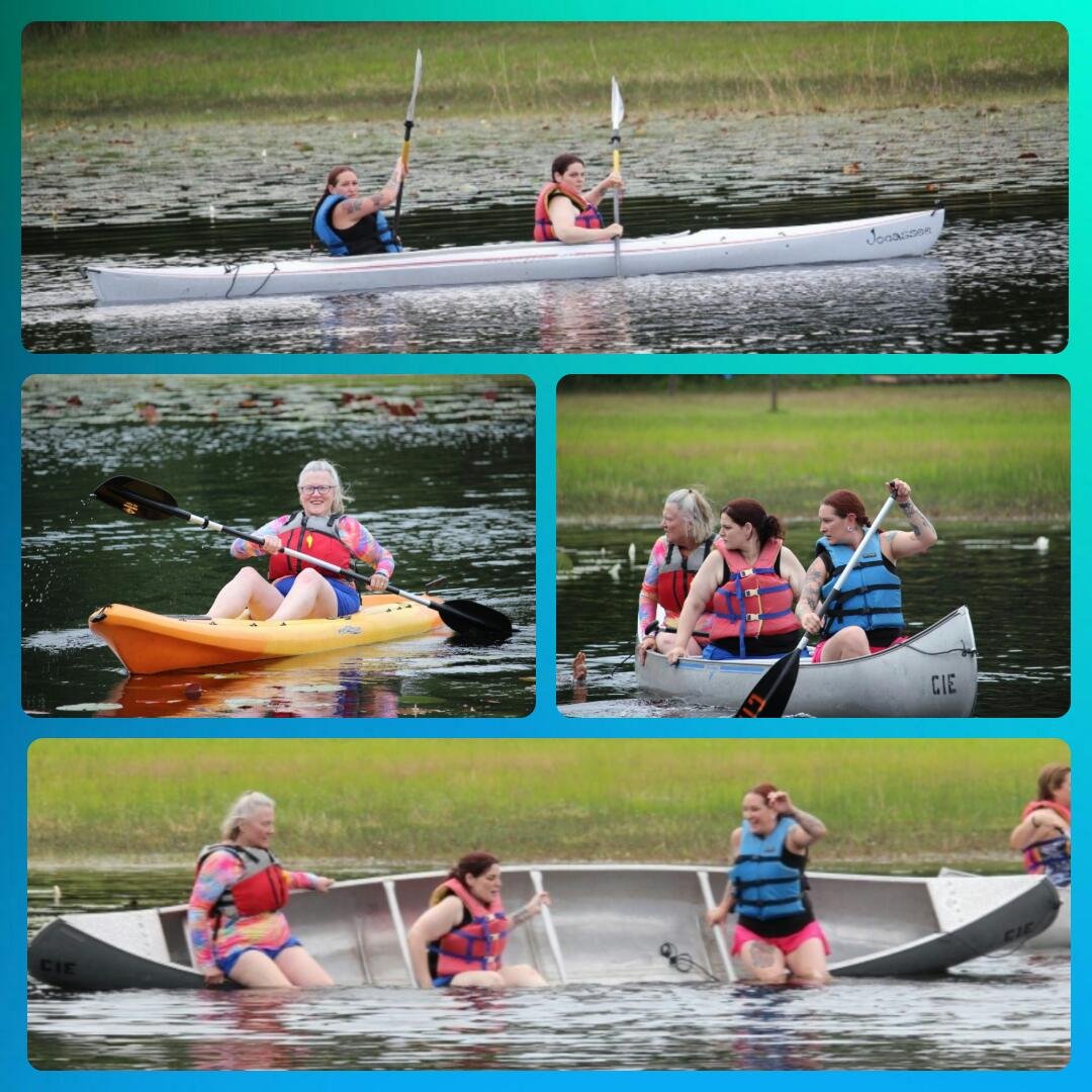 GSCFP's tweet photo. Some of our Program Staff and a marvelous volunteer spent their Mother's Day weekend and got Small Craft, Kayak and Canoe Certified.
Who's ready to take the canoes out on the water?
#GSCFP https://t.co/a0HktdUcmn