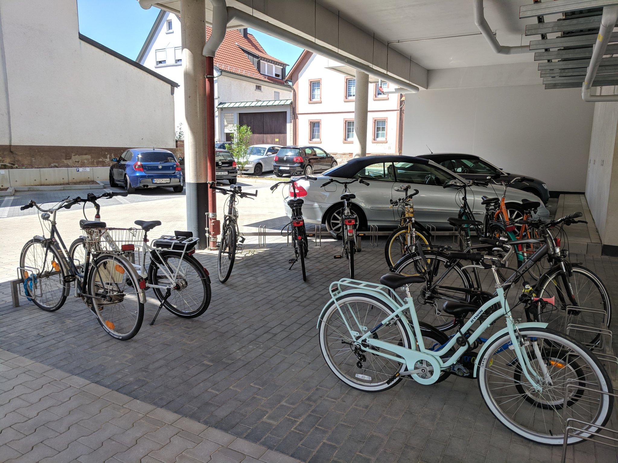 Bike Ped Memphis Taken By Itself This Bicycle Parking Found In A New Multistory Mixed Use Building In Grossostheim Isn T So Impressive But Consider That The Ratio Of Bike Parking Spaces