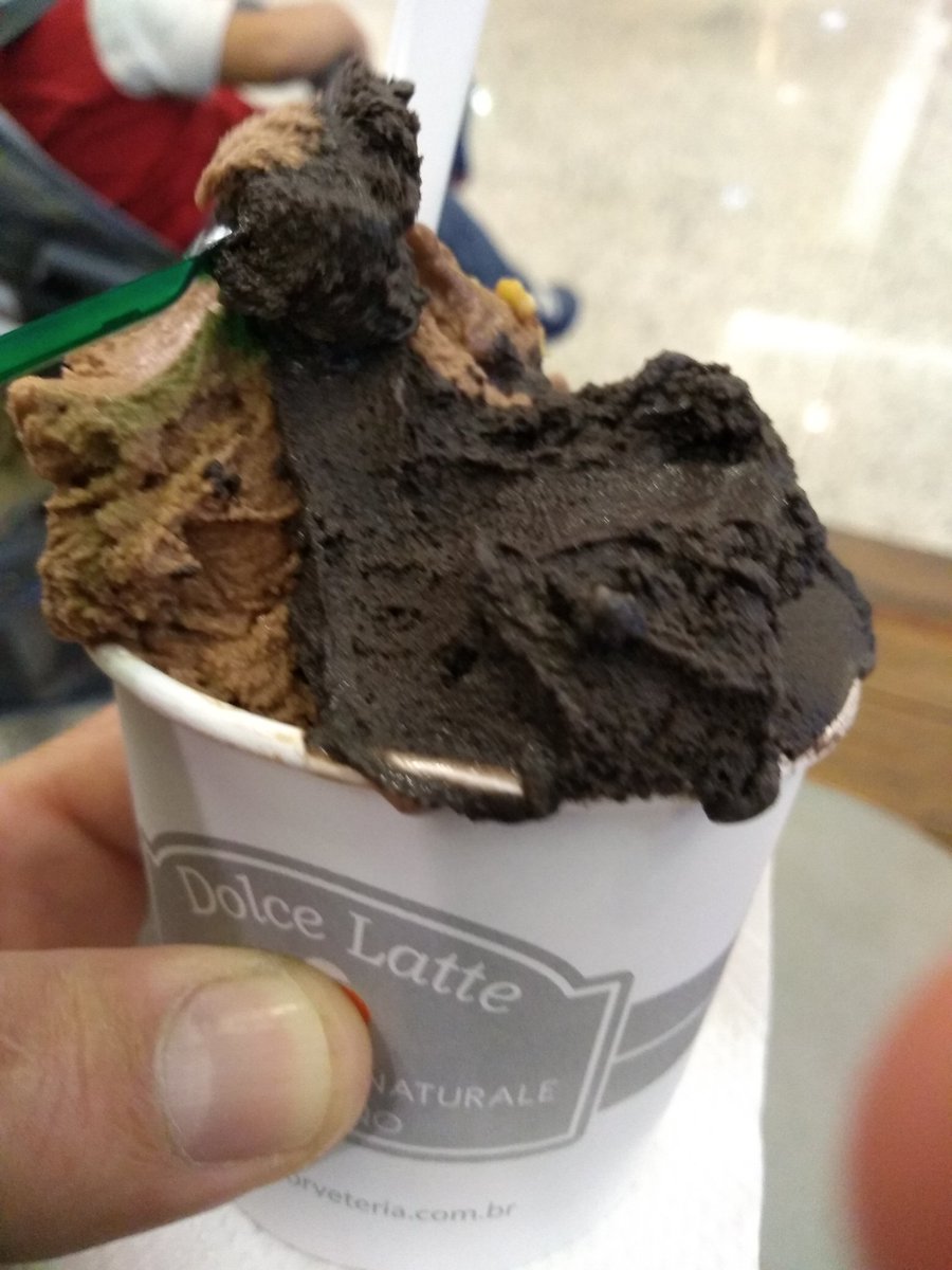 aulanalua's tweet image. Pra refrescar o dia aquele #gelato do #DolceLatte 🍦